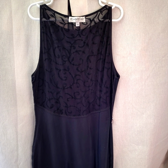 Velvet lace fitted dress - Picture 1 of 2